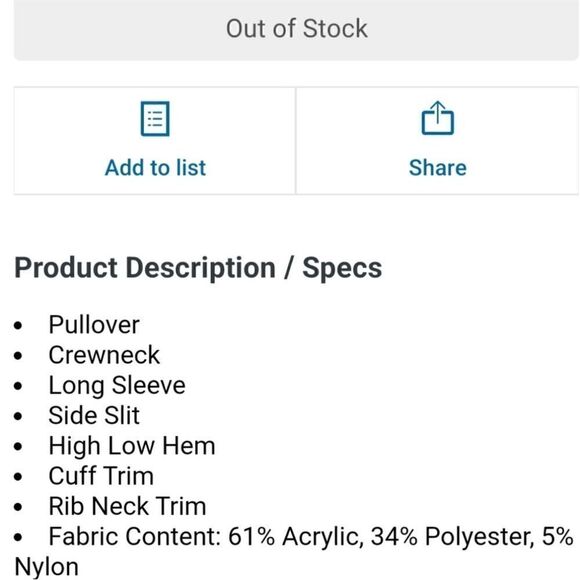 Christian Siriano Pointelle Pull Over Sweater black size XS NWT - Picture 4 of 9